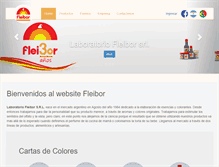 Tablet Screenshot of fleibor.com.ar